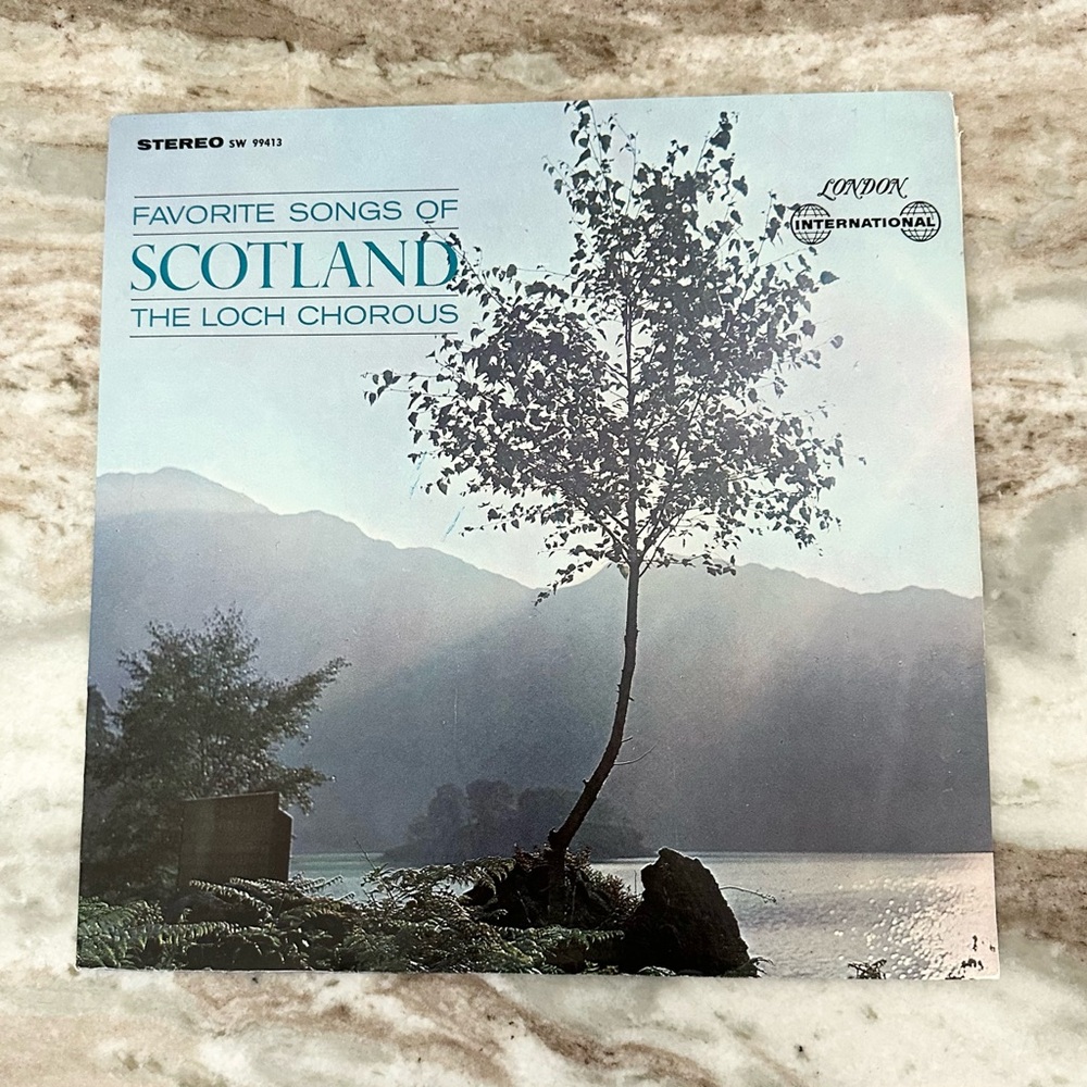 Vintage 1966 Scottish Record -Favorite Songs of Scotland The Loch Chorous Vinyl